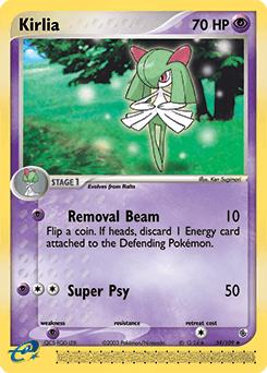 Kirlia Ruby & Sapphire card