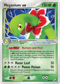 Meganium ex Unseen Forces card