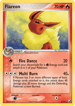 Flareon Unseen Forces card
