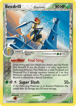 Beedrill δ Delta Species card