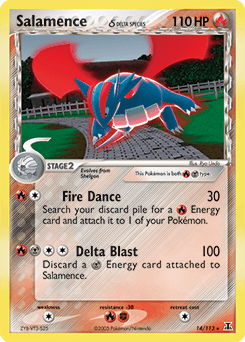 Salamence δ Delta Species card
