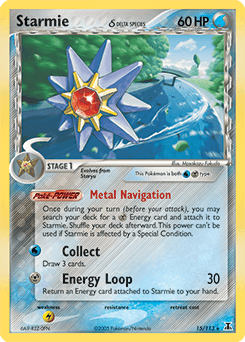 Starmie δ Delta Species card