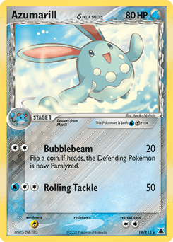 Azumarill δ Delta Species card