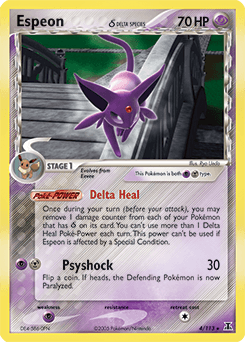 Espeon δ Delta Species card