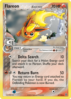 Flareon δ Delta Species card