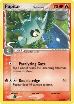 Pupitar δ Delta Species card