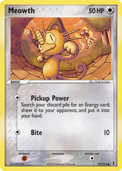 Meowth Delta Species card