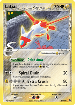 Latias δ Delta Species card