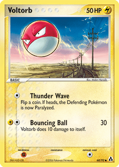 Voltorb Legend Maker card