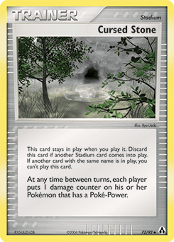Cursed Stone Legend Maker card