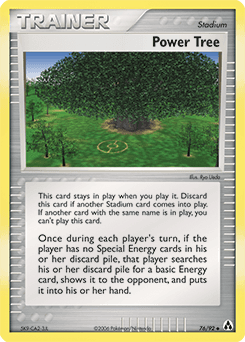 Power Tree Legend Maker card