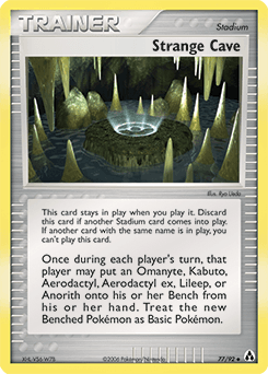 Strange Cave Legend Maker card