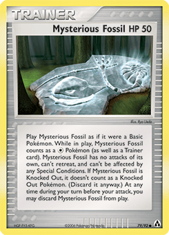 Mysterious Fossil Legend Maker card