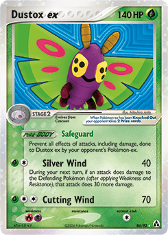 Dustox ex Legend Maker card