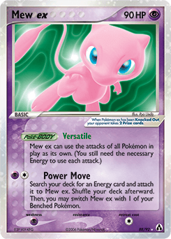 Mew ex Legend Maker card