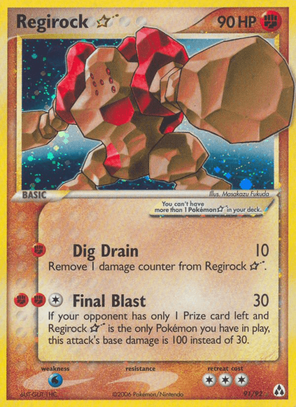Regirock ★ Legend Maker card