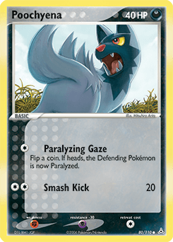 Poochyena Holon Phantoms card