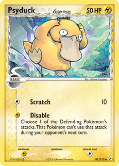 Psyduck δ Holon Phantoms card