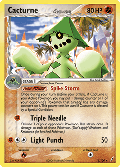 Cacturne δ Crystal Guardians card