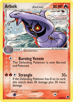 Arbok δ Dragon Frontiers card