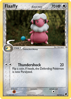 Flaaffy δ Dragon Frontiers card
