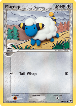 Mareep δ Dragon Frontiers card