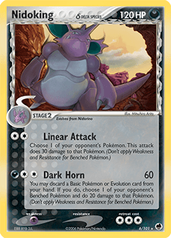Nidoking δ Dragon Frontiers card