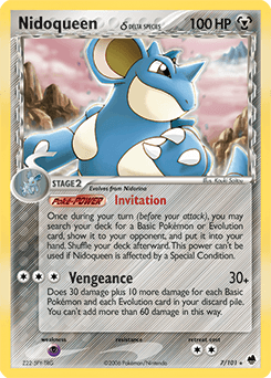 Nidoqueen δ Dragon Frontiers card