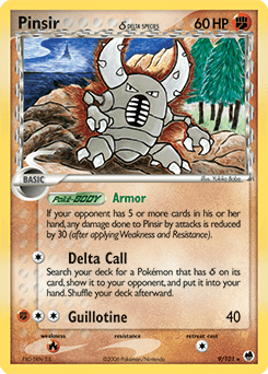 Pinsir δ Dragon Frontiers card