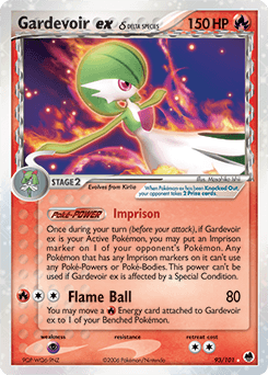 Gardevoir ex δ Dragon Frontiers card