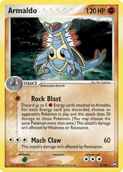 Armaldo Power Keepers card