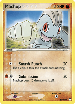 Machop Power Keepers card