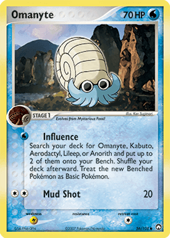 Omanyte Power Keepers card