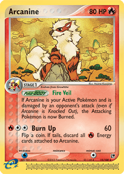 Arcanine Sandstorm card