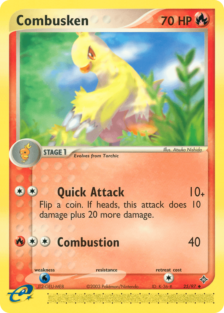 Combusken Dragon card