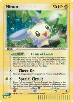 Minun Dragon card