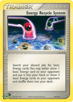 Energy Recycle System Dragon card