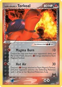 Team Magma's Torkoal Team Magma vs Team Aqua card