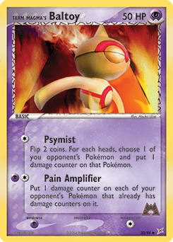 Team Magma's Baltoy Team Magma vs Team Aqua card
