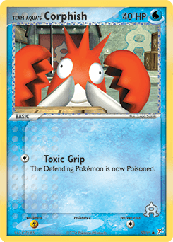 Team Aqua's Corphish Team Magma vs Team Aqua card