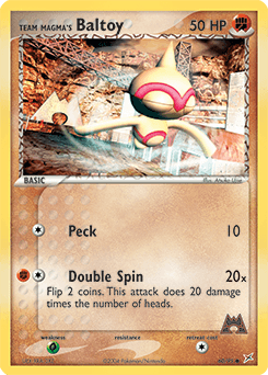 Team Magma's Baltoy Team Magma vs Team Aqua card