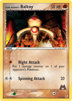 Team Magma's Baltoy Team Magma vs Team Aqua card
