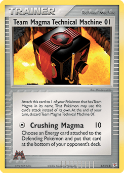 Team Magma Technical Machine 01 Team Magma vs Team Aqua card
