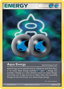 Aqua Energy Team Magma vs Team Aqua card