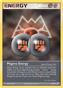 Magma Energy Team Magma vs Team Aqua card