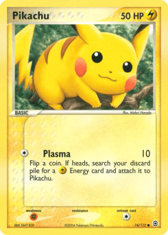 Pikachu FireRed & LeafGreen card