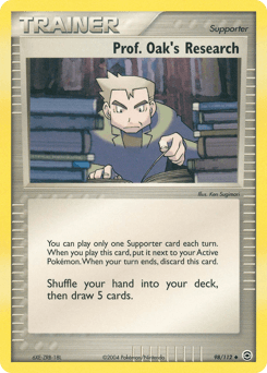 Prof. Oak's Research FireRed & LeafGreen card