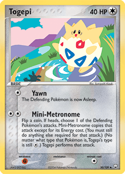 Togepi Team Rocket Returns card