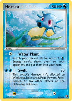 Horsea Team Rocket Returns card