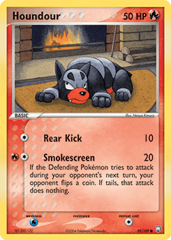 Houndour Team Rocket Returns card